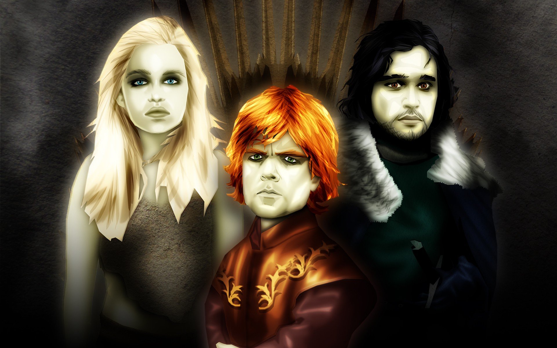 game, Of, Thrones, Tyrion, Lannister, Jon, Snow, Daenerys, Targaryen Wallpaper
