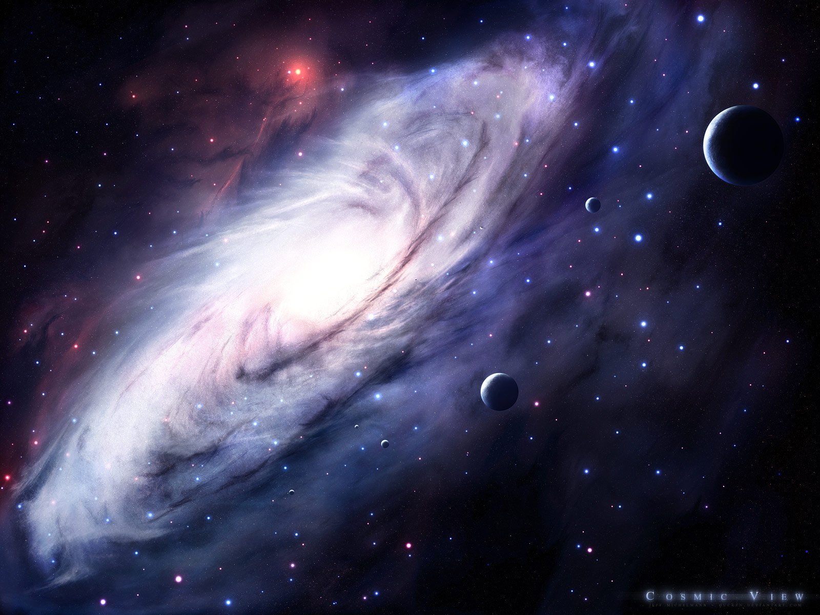 outer, Space, Stars, Galaxies, Planets Wallpaper