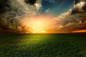 fields, Scenery, Sunrises, And, Sunsets, Sky, Clouds