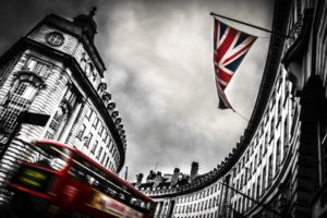 london, Buildings, Flag, Trolley, Motion, Blur, Colorsplash