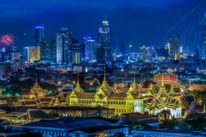 thailand, Skyscrapers, Bangkok, Megapolis, Night, Cities