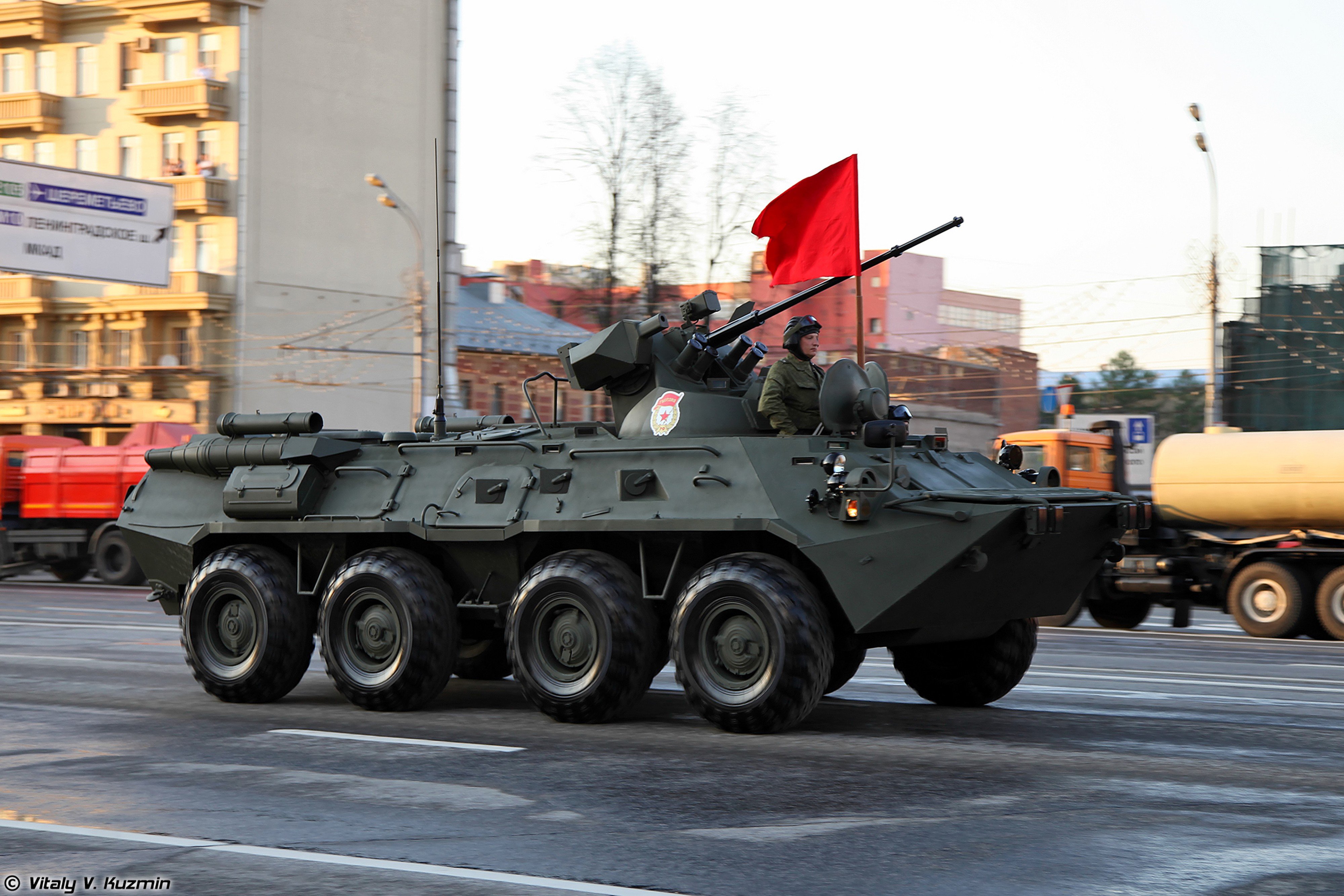 april 29th, Rehearsal, Of, 2014, Victory, Day, Parade, In, Moscow, Russia, Red, Star, Russian, Military, Army, Btr 82a, Apc, Armored, Red flag, 4000x2667 Wallpaper
