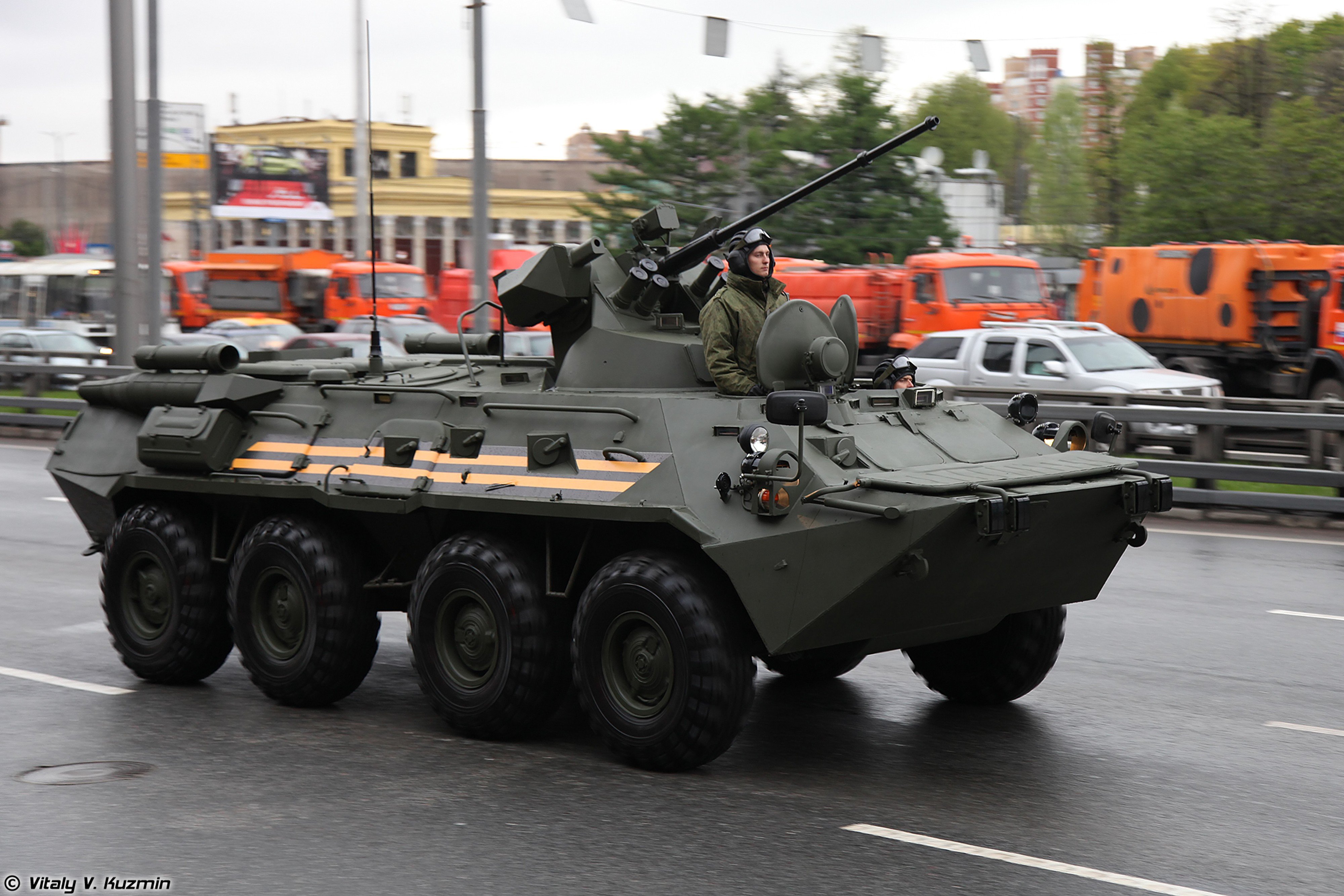 may 5th, Rehearsal, Of, 2014, Victory, Day, Parade, In, Moscow, Russia, Red, Star, Russian, Military, Army, Btr 82a, Apc, Armored, 2, 4000x2667 Wallpaper