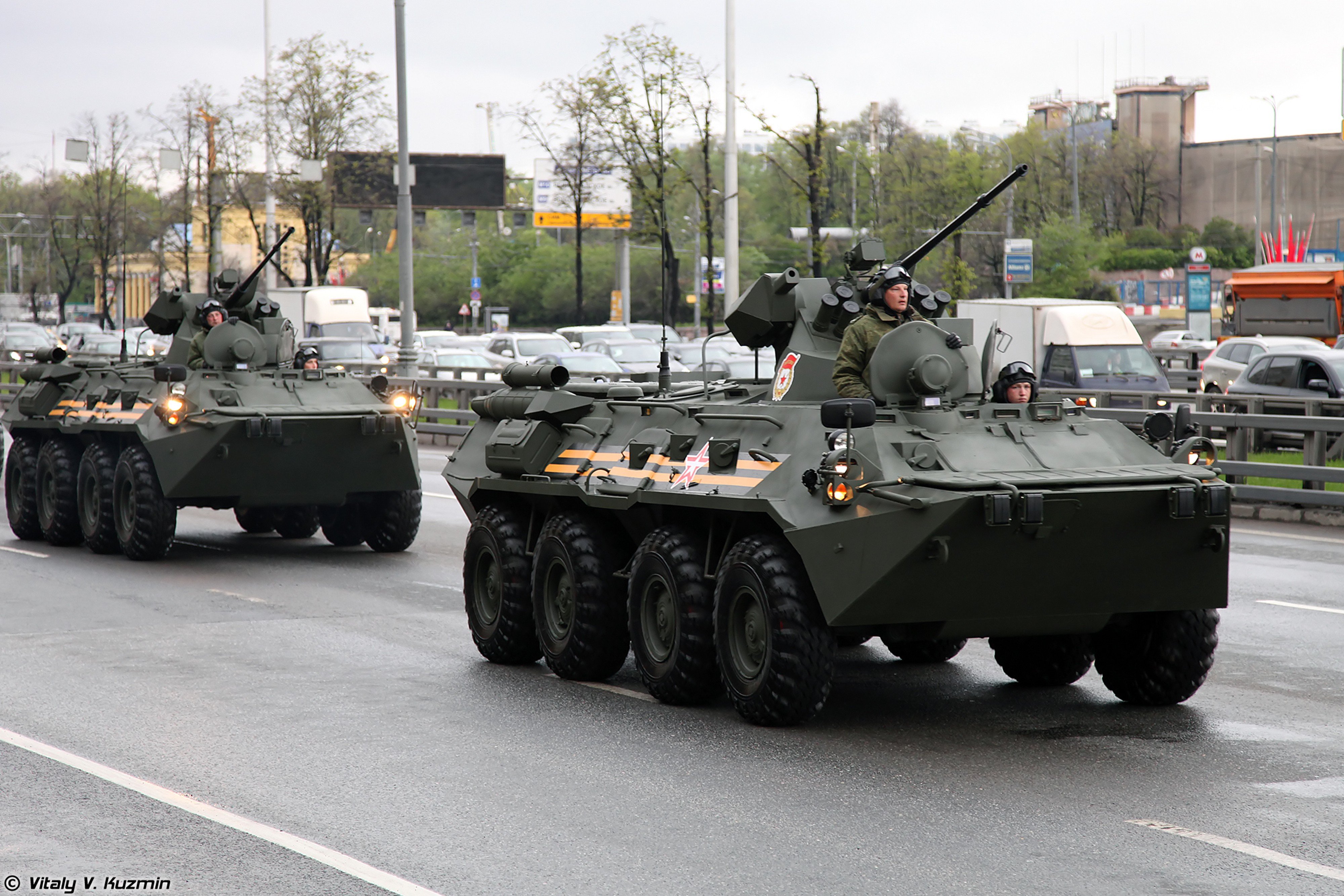 may 5th, Rehearsal, Of, 2014, Victory, Day, Parade, In, Moscow, Russia, Red, Star, Russian, Military, Army, Btr 82a, Apc, Armored, 4000x2667 Wallpaper