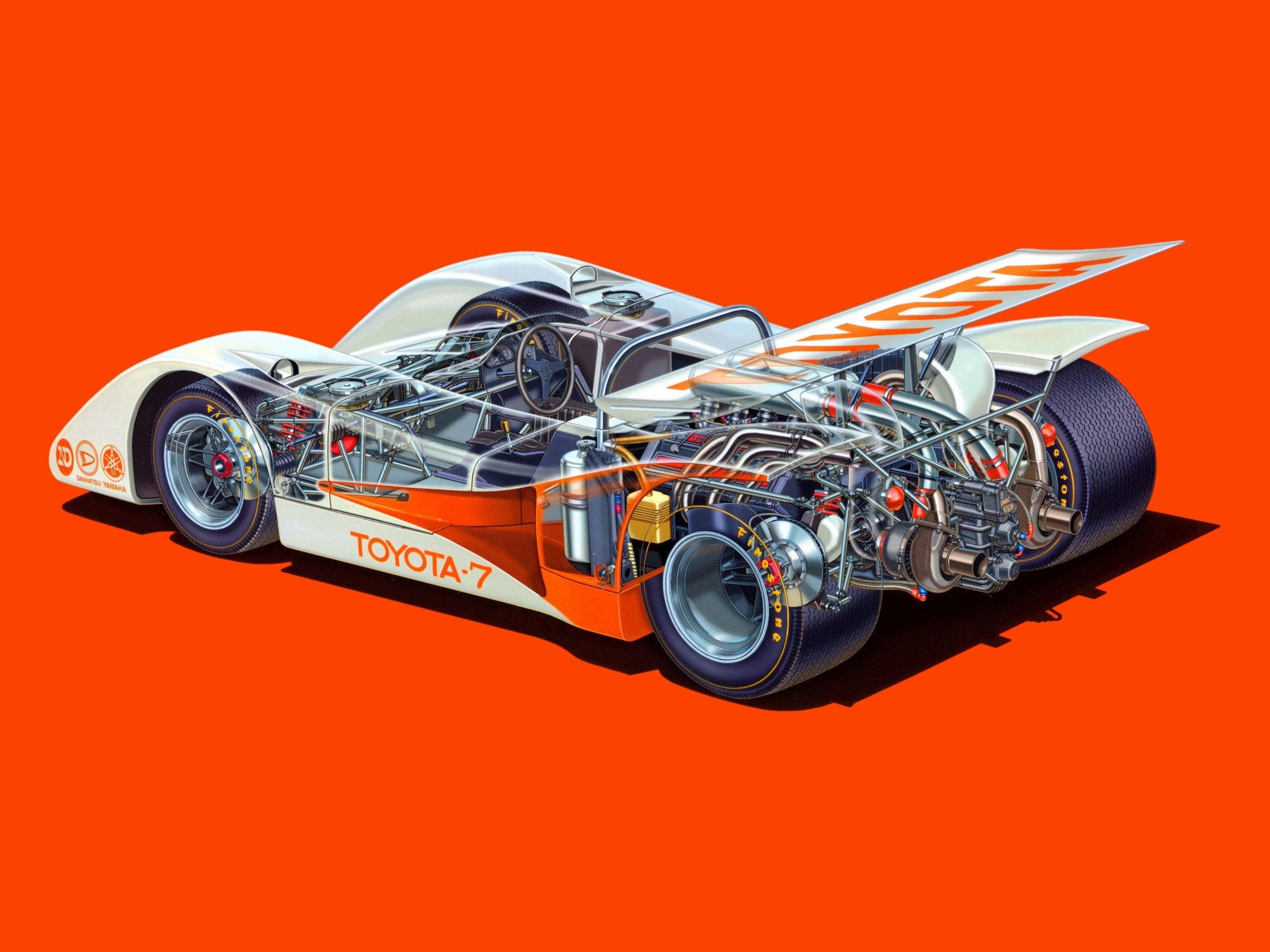 1967, Toyota, 7, Le mans, Race, Racing, Interior, Engine Wallpaper
