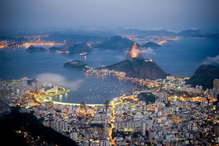 brazil, Sea, Evening, Rio, De, Janeiro HD Wallpaper Desktop Background