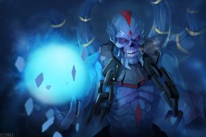 dota, 2, Magic, Monster, Lich, Chain, Games, Fantasy, Skull, Dark, Warrior