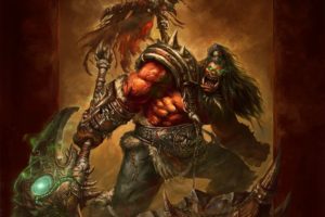 world, Of, Warcraft,  , Wow,  , Warriors, Orc, Thrall, Ork, Battle, Axes, Games, Fantasy