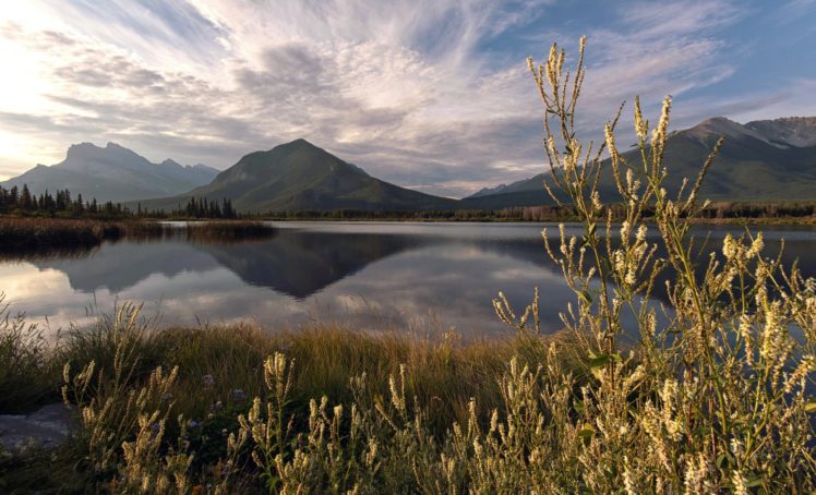 mountain, Lake, Reflection, Summer HD Wallpaper Desktop Background