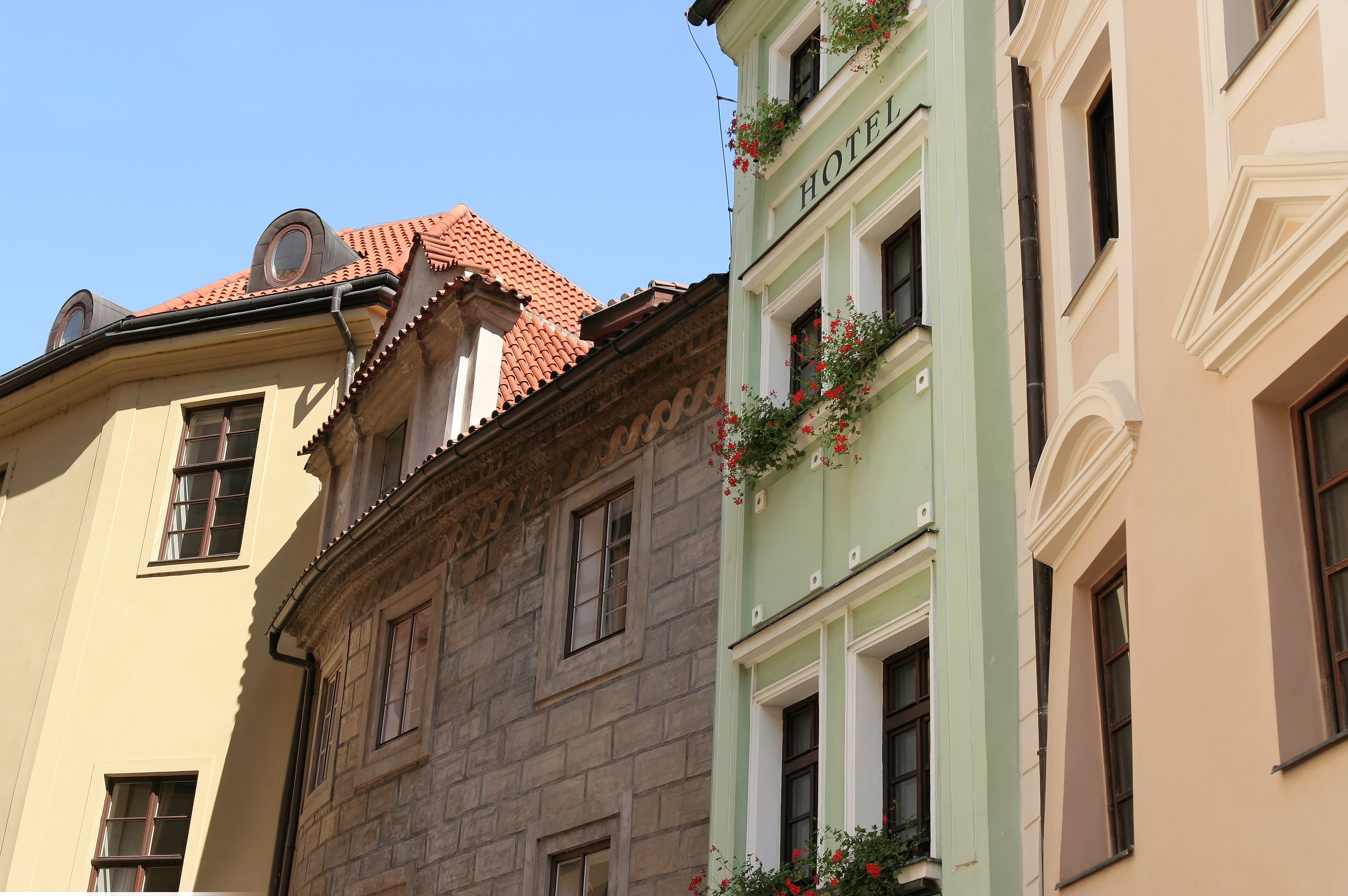 prague, Old, Town, Buildings, Colors Wallpaper