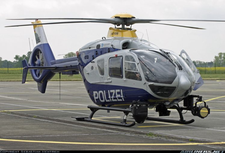 helicopter, Aircraft, Vehicle, Police, Germany, Eurocopter, Ec 135 HD Wallpaper Desktop Background