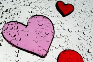 drops, Heart, Love