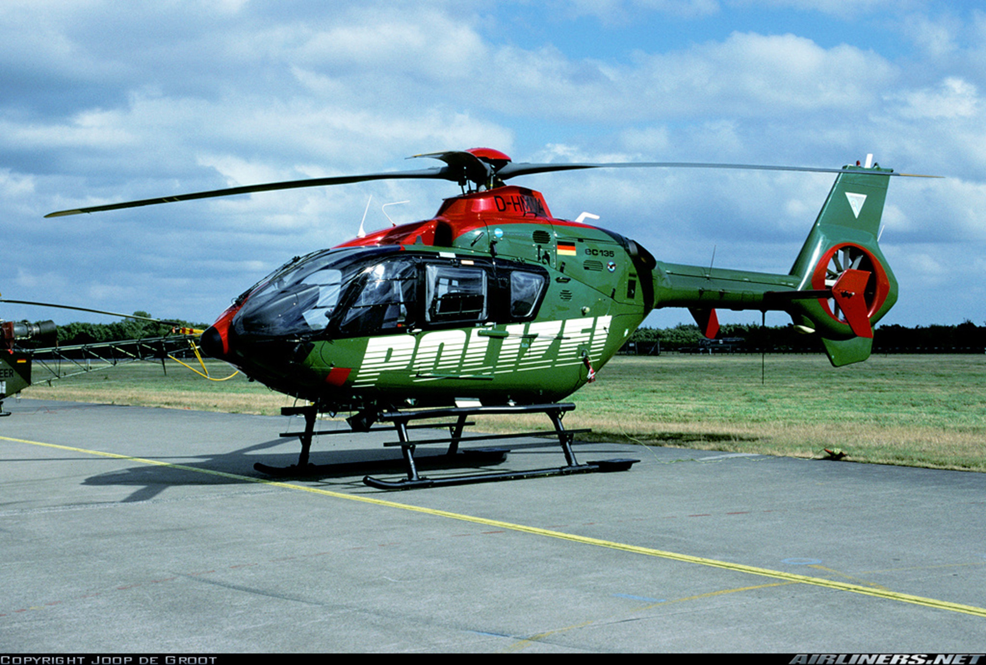 helicopter, Aircraft, Vehicle, Police, Polizei, Eurocopter, Ec135, Germany,  2 Wallpaper