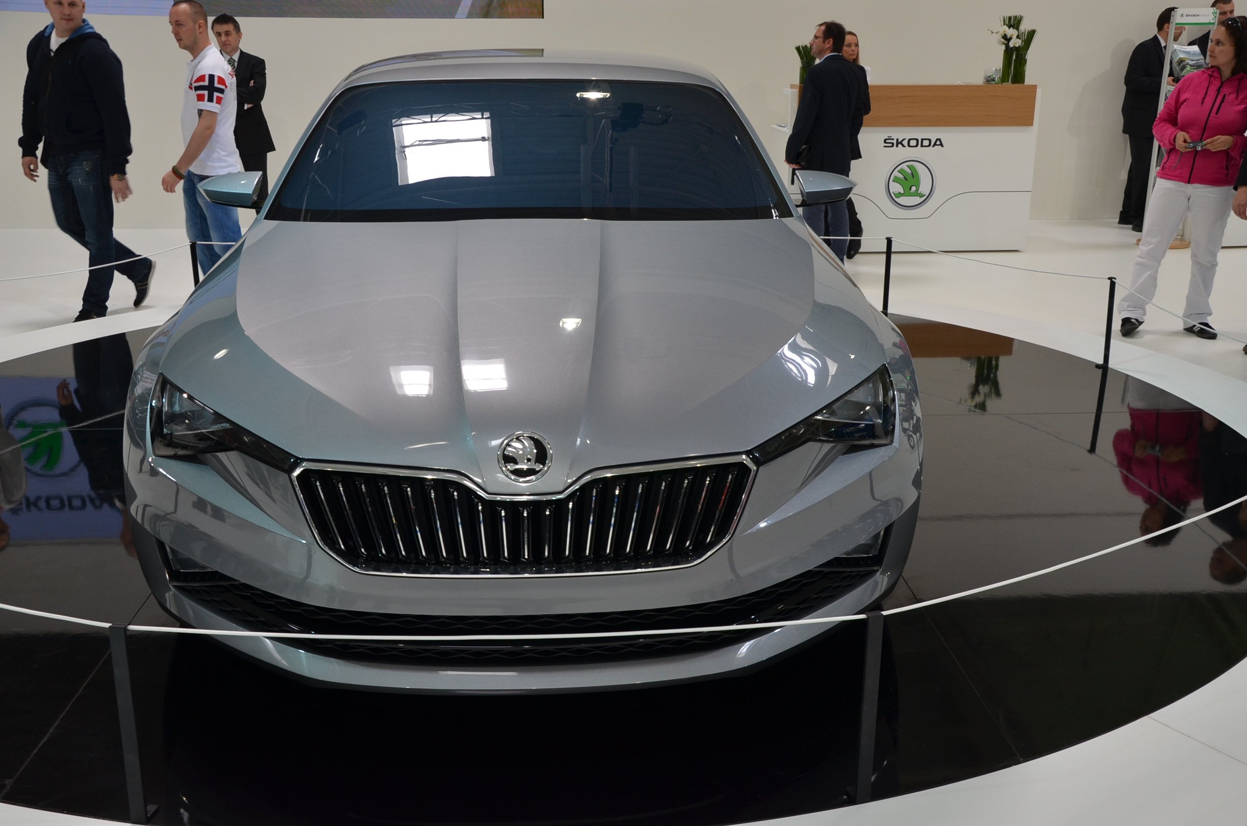 skoda, Vision, C, On, Stage Wallpaper