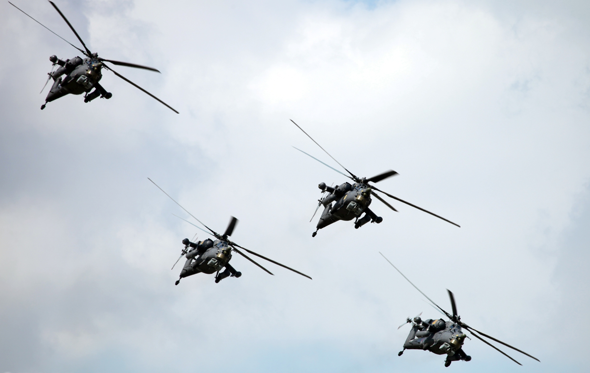 military, Weapons, Helicopters, Russia, Fly, Sky Wallpaper