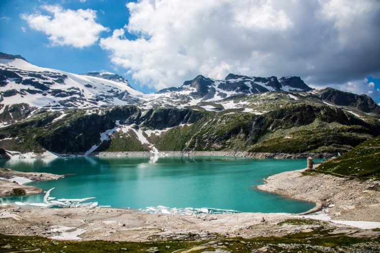 austria, Mountains, Lake, Alps, Nature HD Wallpaper Desktop Background