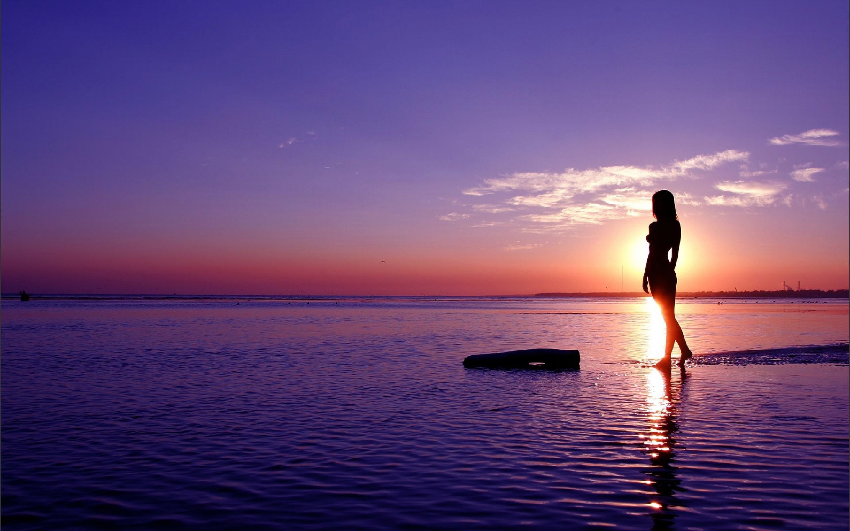 looking, To, Sunset Wallpaper