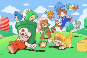 super, Mario, 3 d, World, Platform, Family, Nintendo,  3