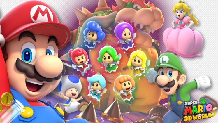 super, Mario, 3 d, World, Platform, Family, Nintendo,  3 HD Wallpaper Desktop Background