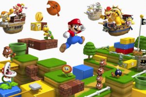 super, Mario, 3 d, Land, Platform, Family, Nintendo,  4