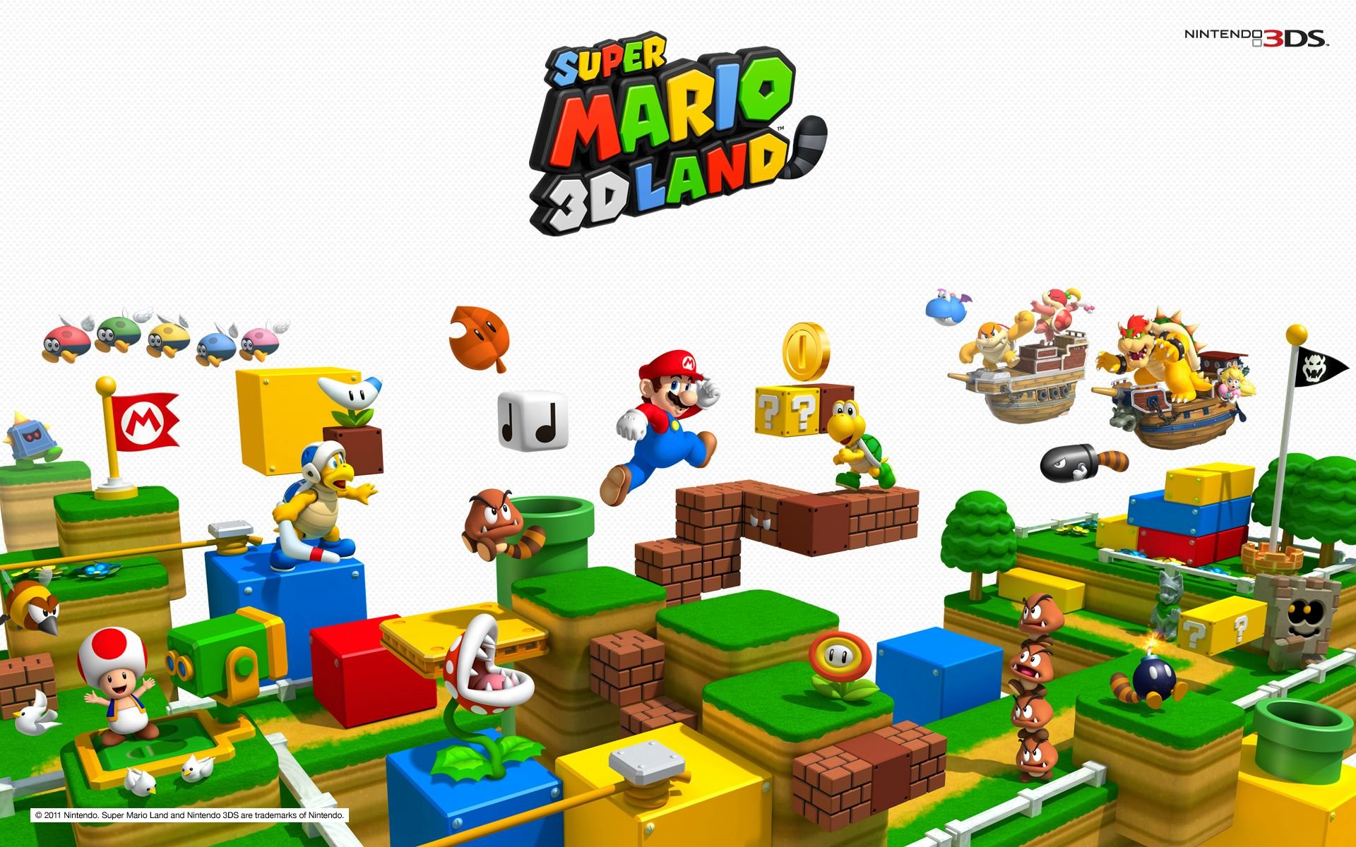 super, Mario, 3 d, Land, Platform, Family, Nintendo,  6 Wallpaper