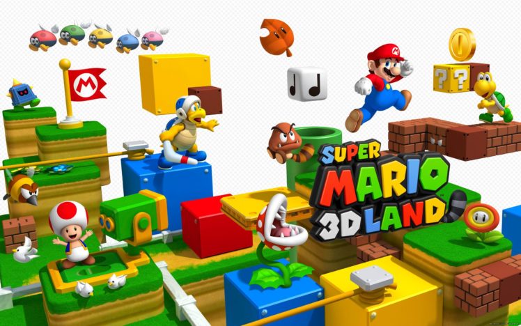 super, Mario, 3 d, Land, Platform, Family, Nintendo,  8 HD Wallpaper Desktop Background