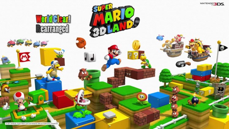 super, Mario, 3 d, Land, Platform, Family, Nintendo,  12 HD Wallpaper Desktop Background