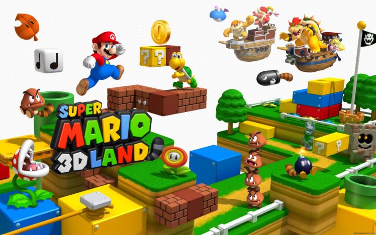super, Mario, 3 d, Land, Platform, Family, Nintendo,  14 HD Wallpaper Desktop Background