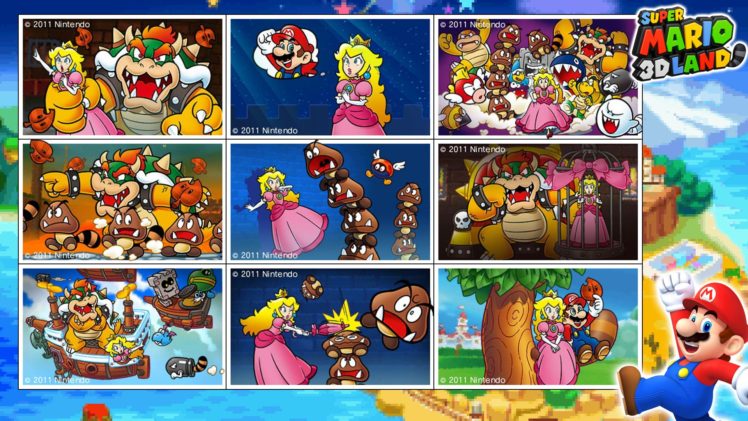 super, Mario, 3 d, Land, Platform, Family, Nintendo,  15 HD Wallpaper Desktop Background