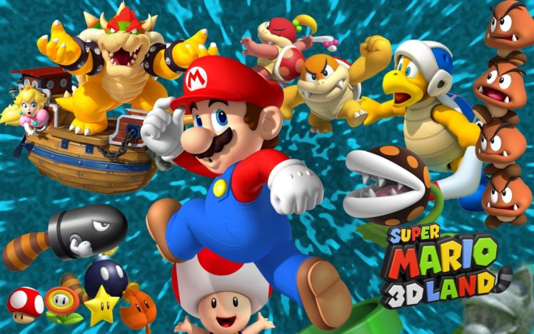 super, Mario, 3 d, Land, Platform, Family, Nintendo,  16 HD Wallpaper Desktop Background
