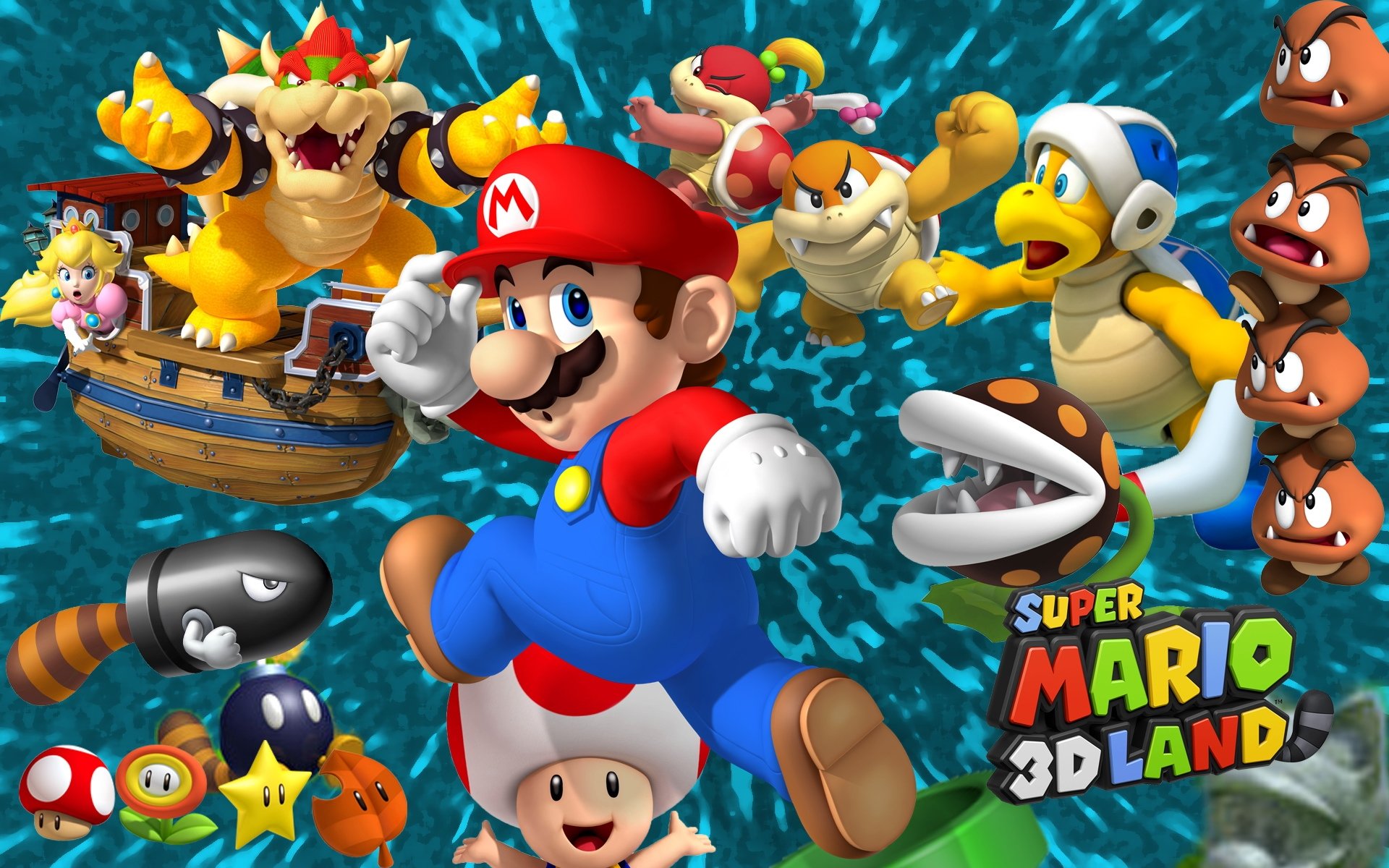 super, Mario, 3 d, Land, Platform, Family, Nintendo,  16 Wallpaper