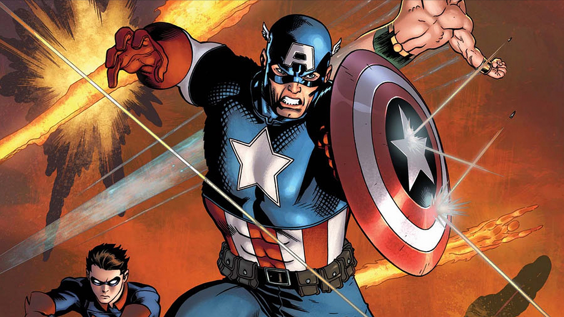 captain, America, Superhero Wallpaper