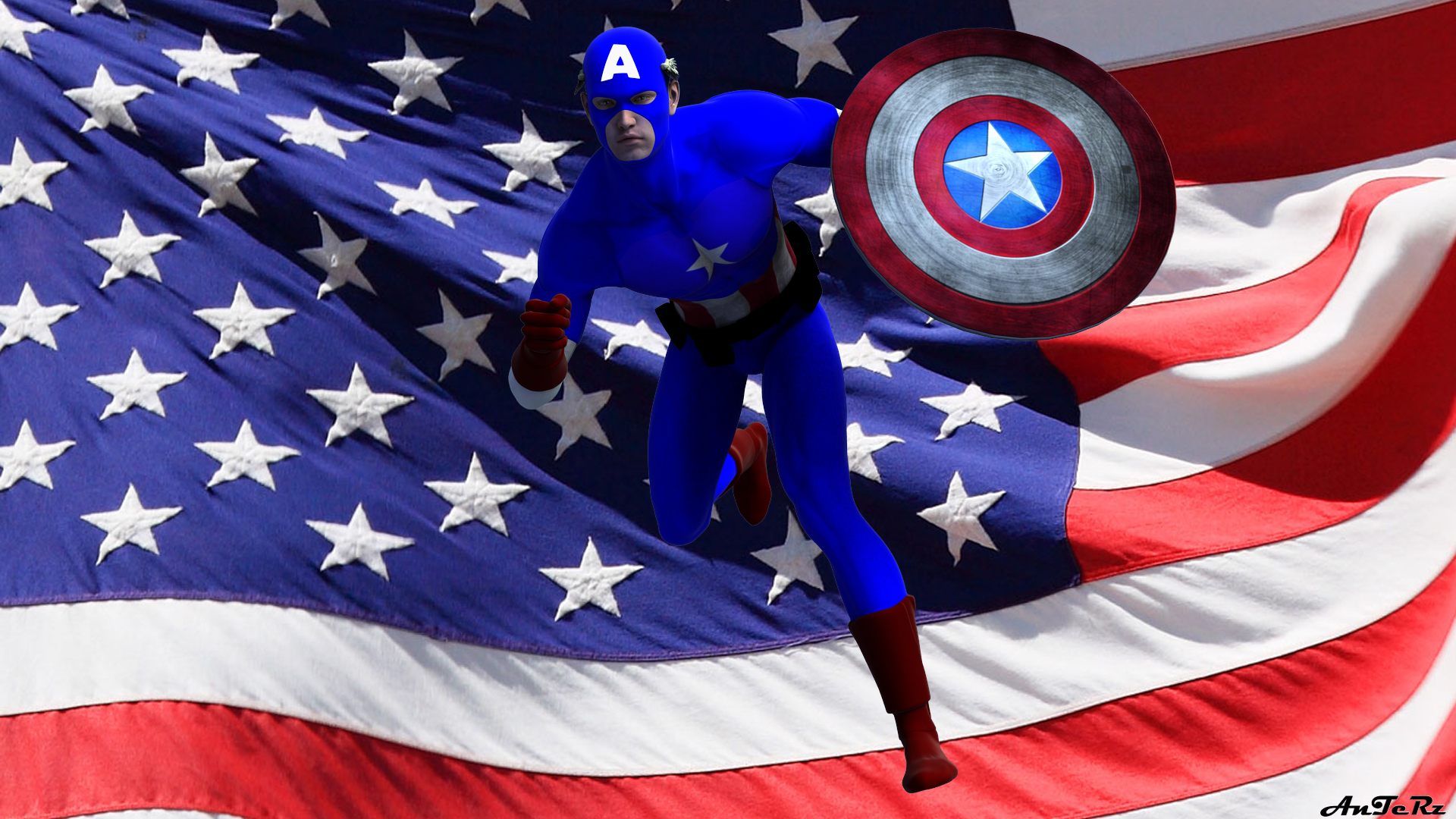 captain, America, Superhero Wallpaper