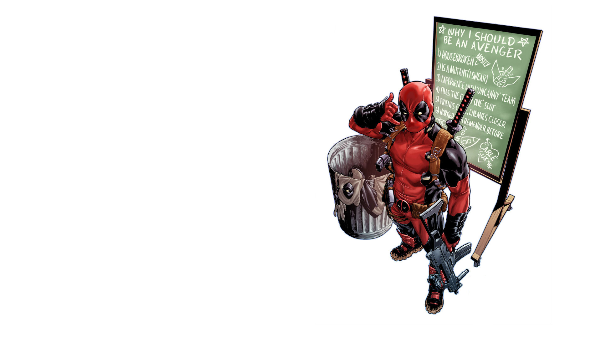 deadpool, Wade, Winston, Wilson, Anti hero, Marvel, Comics, Mercenary Wallpaper