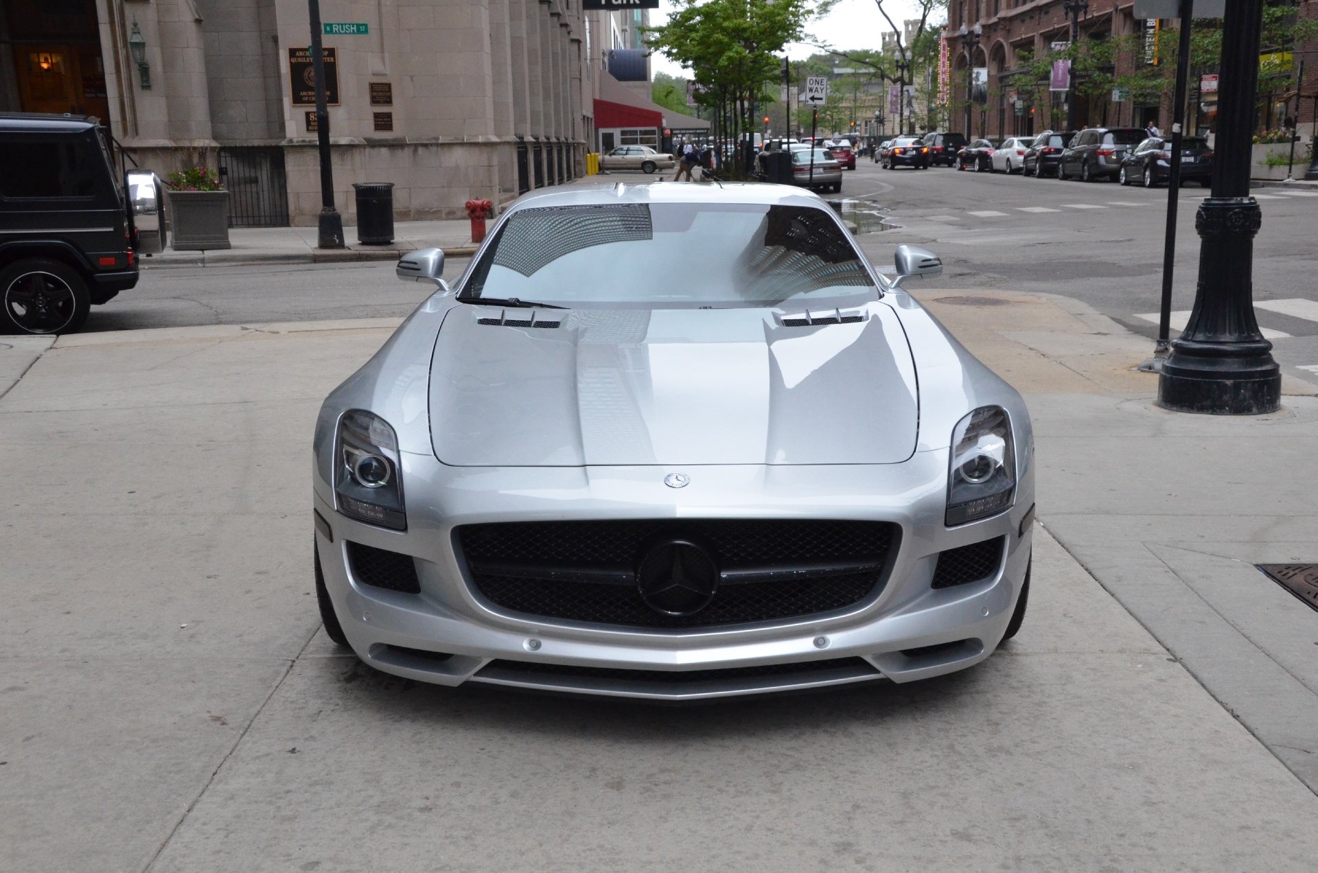 2011, Mercedes, Sls, Amg, Coupe, Germany, Silve Wallpaper