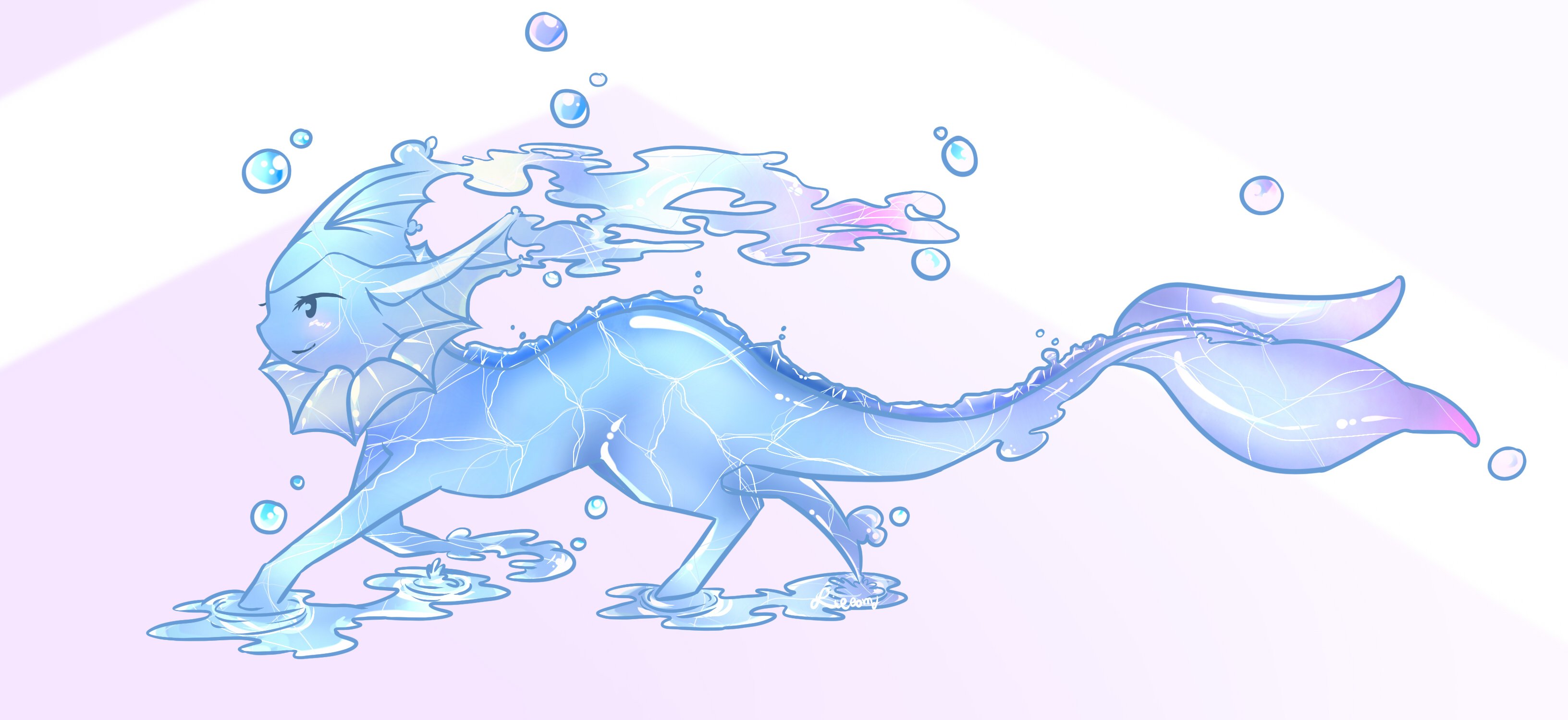 pokemon, Vaporeon Wallpaper