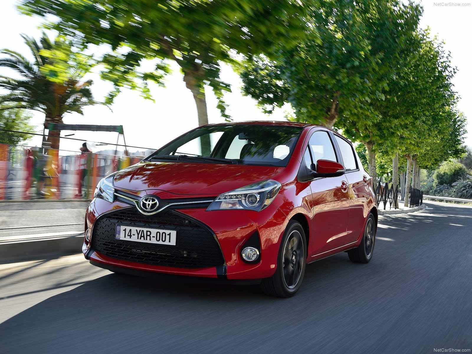 2014, Toyota, Yaris, Japan, Car Wallpaper