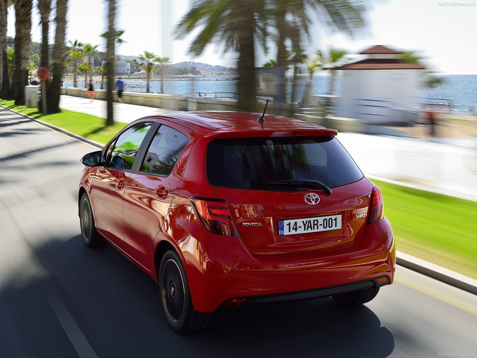 2014, Toyota, Yaris, Japan, Car Wallpaper