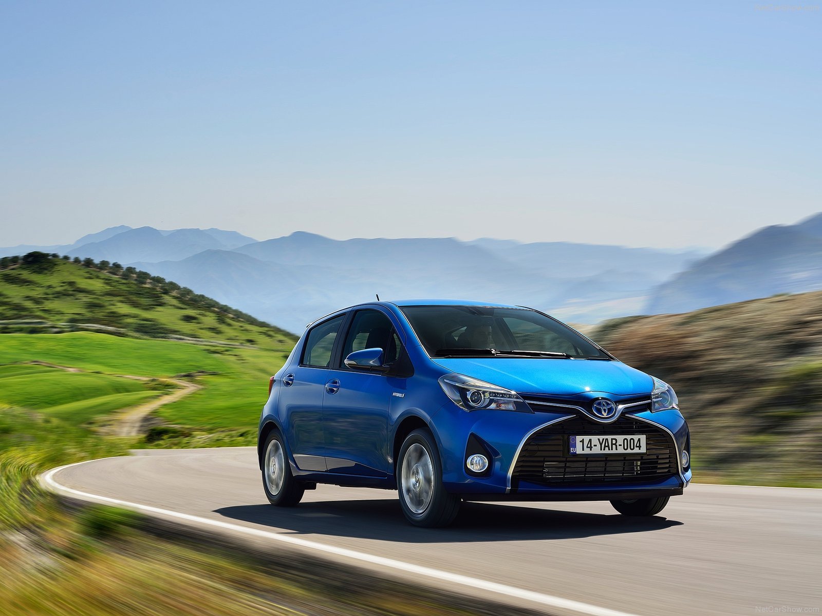 2014, Toyota, Yaris, Japan, Car Wallpaper