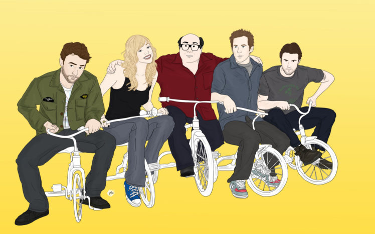 itand039s, Always, Sunny, In, Philadelphia, Drawing, Tricycle, Vector, Tv, Series, Television, Humor, Funny, Comedy, Women, Females, Men, Males, Actors, Actress HD Wallpaper Desktop Background
