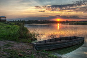 boats, Nature, Landscapes, Beaches, Lakes, Grass, Reeds, Sky, Sunset, Sunrise, Hdr, Sun