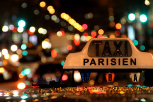 bokeh, Taxi, Lights, Night, Roads, Traffic, Macro, Close, Sign, Text, Paris, France