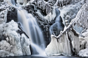nature, Winter, Snow, Icicles, Ice, Frost, Waterfall, Water, Trees, Rocks, Frozen, Rivers