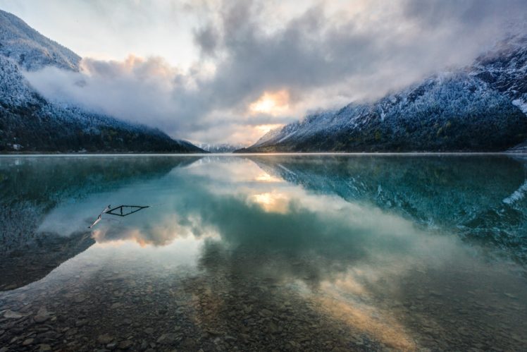 austria, Lake, Mountains, Tirol HD Wallpaper Desktop Background