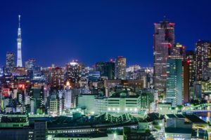 japan, Skyscraper, Tokyo, Megapolis, Night, Cities