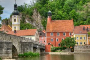 germany, House, River, Bridge, Bavaria