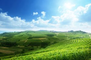 italy, Fields, Sky, Scenery, Piedmont, Nature