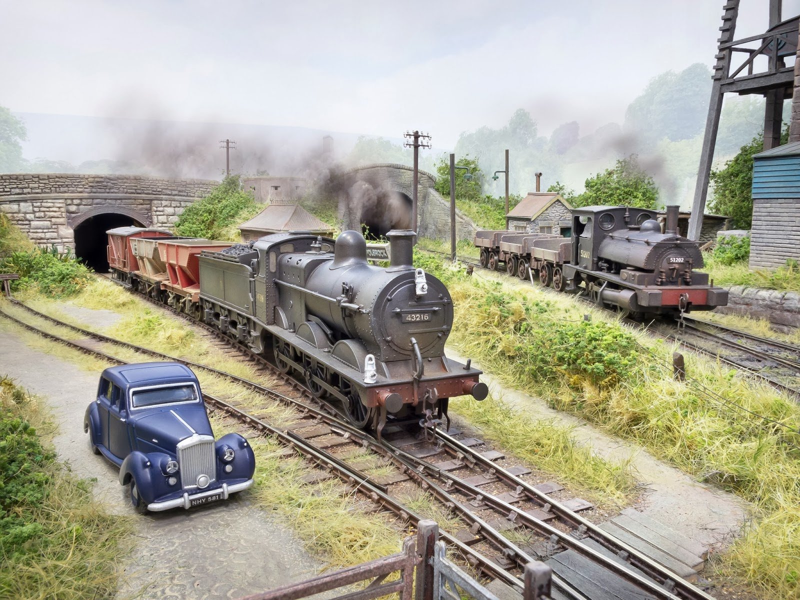 model train, Train, Toy, Model, Railroad, Minature, Trains, Tracks Wallpaper