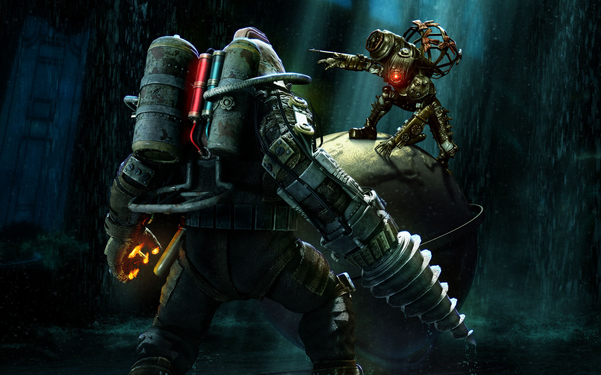 bioshock, 2, Sci fi, Mecha, Robots Wallpaper