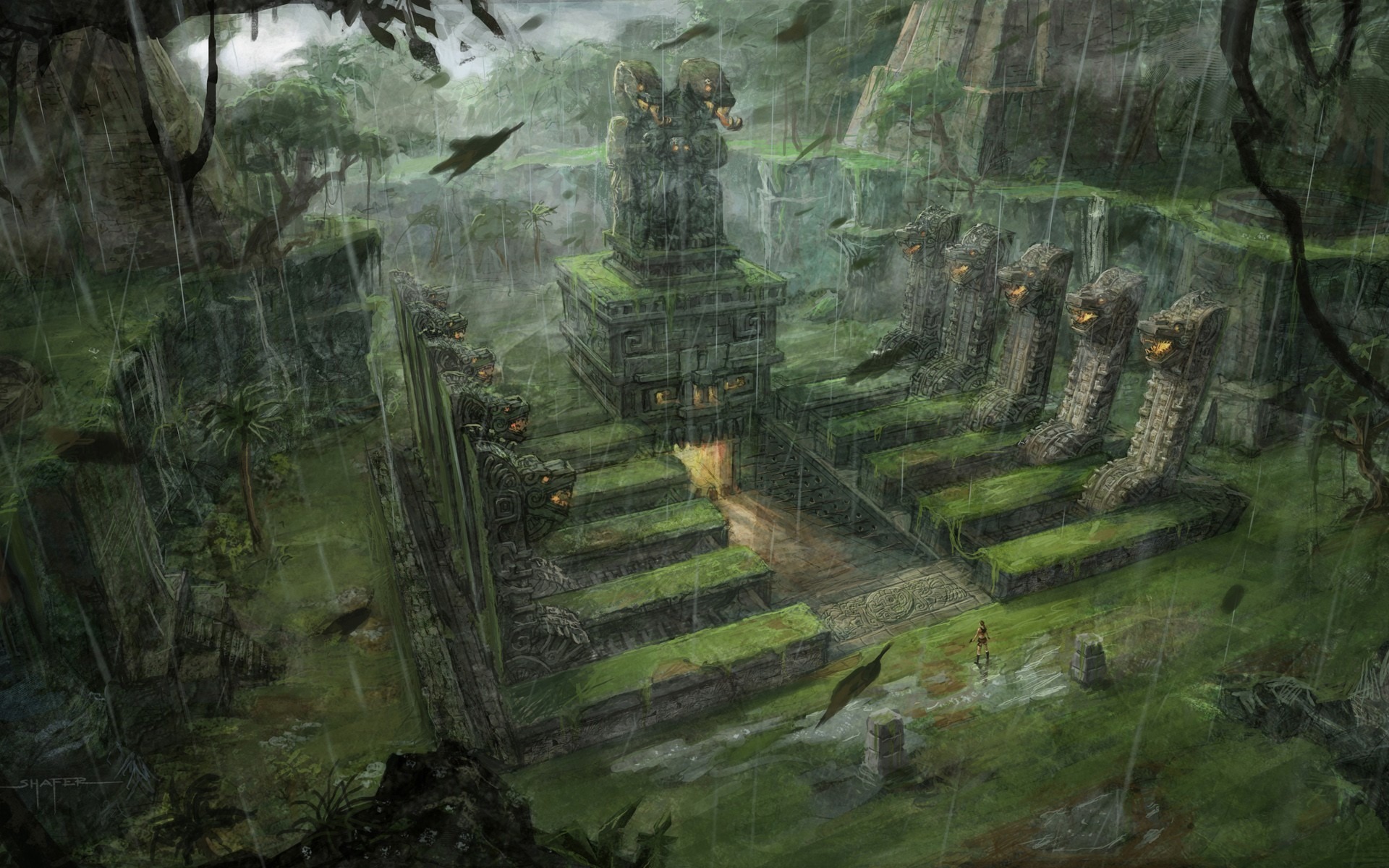 tomb, Raider, Underworld, Conceptual, Artwork, Lara, Croft, Fantasy ...